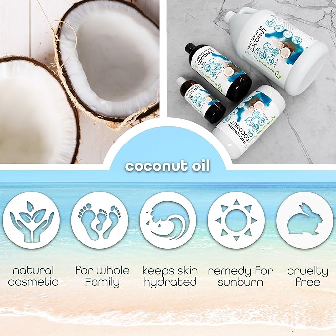 Premium Nature Fractionated Coconut Oil for Skin Moisturizer with Pump Massage Oils Best Carrier for Essential Oils Mixing Body OUL for Dry Skin Moisturizer Natural Oi for Face Hair Body 32 oz