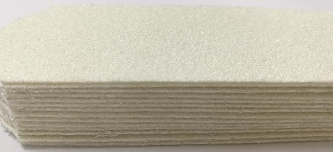 60 GRIT Stainless Steel Pedicure File Refill Pads, 60 Count (60 GRIT White)