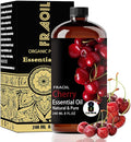 Cherry Essential Oil, Cherry Oil 8 Fl Oz 240ML for Diffuser Humidifier Yoga Cleaning DIY Candle Soap Making Perfume Gift for Women Essential Oils FRAOIL (Cherry 8 Fl Oz (Pack of 1))