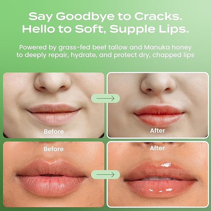 Body Restore Collagen Lip Mask – Mothers Day Gifts for Mom, Hydrating Lip Treatment, Birthday Gifts for Women, Self Care Spa Gifts – Bergamot