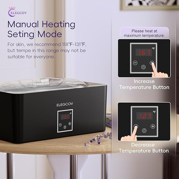 Paraffin Wax Machine for Hand and Feet - Paraffin Wax Bath 4000ml Paraffin Wax Warmer Moisturizing Kit and Keep Warm Paraffin Hand Wax Machine • Everything in One Kit