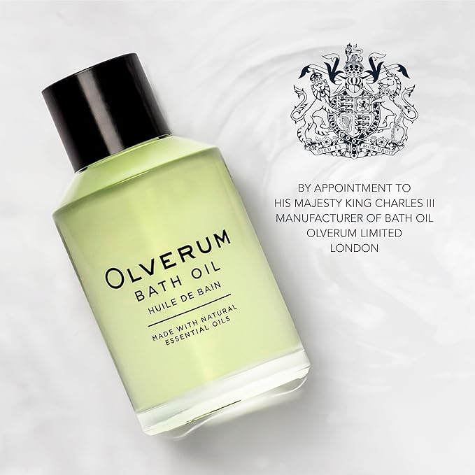 OLVERUM - Natural Bath Oil | Vegan, Cruelty-Free, Revitalizing Clean Beauty Bath Oil (4.25 fl oz | 125 ml)