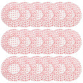 18Pcs Plastic Shower Caps for Women Waterproof Bath Caps Bathing Hair Cap Reusable Shower Caps for Shower,Spa,Salon,Housework,Girls,Home,Travel (Pink)