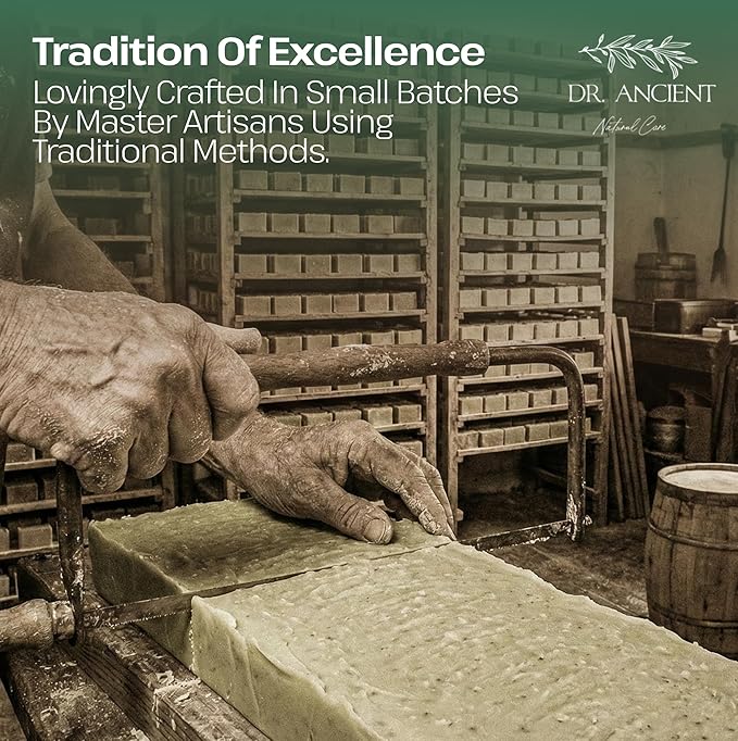 Dr.Ancient Aloe Vera Soap Bar, Organic Soap Bars Handcrafted the Traditional Way, Natural Chemical-Free, Vegan, Used for Face Wash, Body Wash, Hand Cleansing and Skin Care