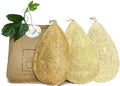 Natural Loofah Dish Sponge Pack 3 Vegetable Scrubber for Kitchen -100% Biodegradable Compostable Dishwashing Scouring Pad Zero Waste Plastic Free Eco Friendly Sustainable