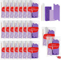 Disposable Pedicure Kit Sets, 5 in 1 Nail Salon Manicure Pedicure Kit Professional, Nail File, Pumice Pad, Mini Buffer, Toe Separator, Wood Stick, Individually Package (20, Count, 80/100 Grit)