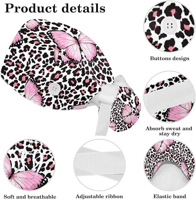 Women's Working Caps with Scrunchies Tarot Pattern Background Lace-Up Hat Unisex Hair Covers One Size
