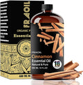 Cinnamon Essential Oil, Cinnamon Oil 16 Fl Oz 480 ML for Diffuser Humidifier Yoga Cleaning DIY Candle Soap Making Perfume Gift Essential Oils