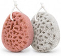 Spongentle Loofah Sponge for Shower and Bathing, Bath Sponge with Dual Texture, Shower Pouf for Gentle and Deep Exfoliation, Large Size Body Scrubber for Men & Women, PU Foam, 37% More Lather, 2 Pack