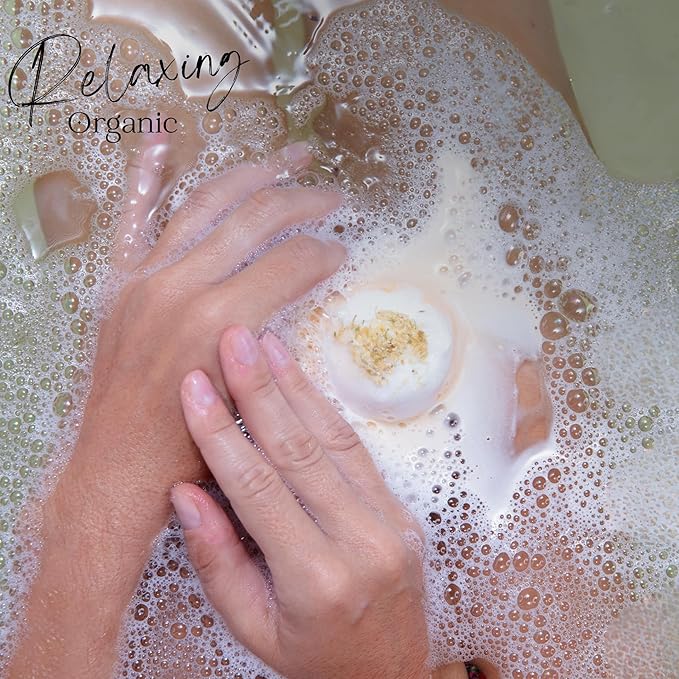 EvolutionUSA 12 Inspire Bath Bombs for Women & Girls – Flower Topped Bath Bombs Girls, Lush Bathbombs Set, Organic Bath Fizzers, Luxury Gift for Mothers Day, Birthday, Christmas, Easter or Self Care
