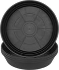 LWALRS 4 Packs 8 Inches Plant Saucer Drip Trays, Round Plastic Plant Pot Saucers Flower Pot Tray for Indoor Outdoor