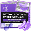 BLOOMORA Retinol & Collagen Under Eye Patches (20 Pairs) - Dark Circles & Puffy Eyes Care - Eye Care Mask