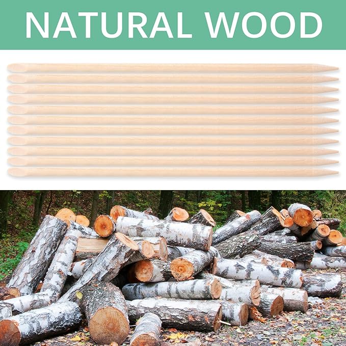 800 Pcs Orange Wood Sticks for Nails, Double Sided Multi-Use Wooden Cuticle Pusher Sticks Disposable Manicure Pedicure Tool Cuticle Stick for Nails, Eyebrow Waxing, Facial Hair Removal
