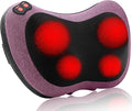 Papillon Shiatsu Back Massager with Heat, Mothers Day Gifts for Mom, Wife, Women & Her,Deep Tissue Massage Pillow for Neck,Shoulder,Foot & Lower Back Pain Relief,Gifts for Women,Her, Dad, Men (Purple)