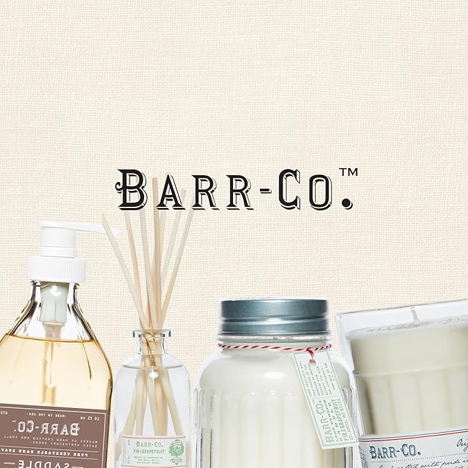 Barr-Co. Fir & Grapefruit Fine Hand Made Bath Salts, Woody & Citrus Bathing Salt, Relaxing Bath Products for Women & Men, 32 oz