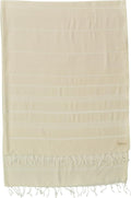 Bersuse Towels Anatolia XL Beach Blanket Throw Blanket Turkish Towel 100% Cotton Extra-Large Quick-Dry Lightweight Premium Peshtemal Towel - 61x82 Inches, Natural