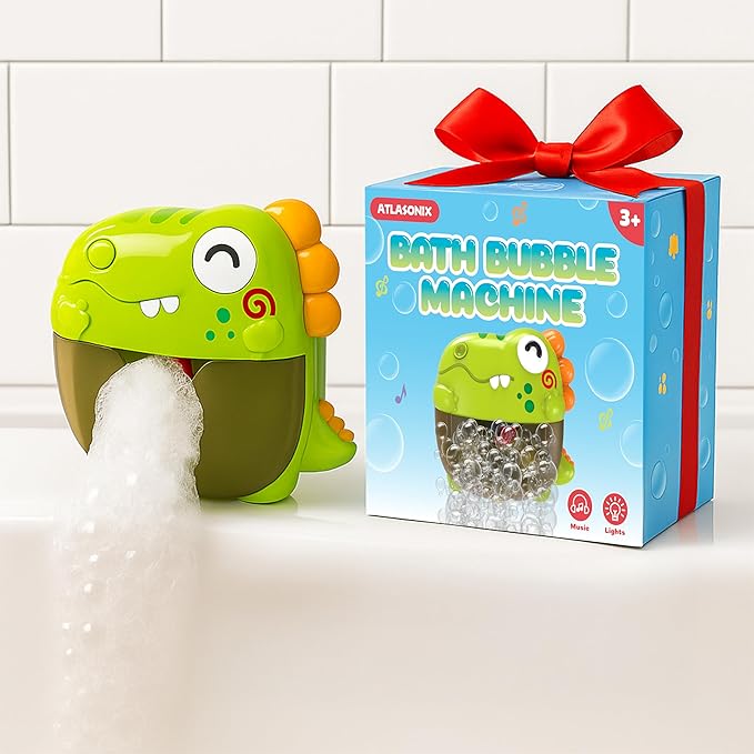 Bath Bubble Machine - Bathtub Bubble Machine, Bath Toys | Bathtub Bubble Machine, Light Up Bubbles Maker for Bathtub - Bubbles Bath Maker with Lights and Music, BPA Free