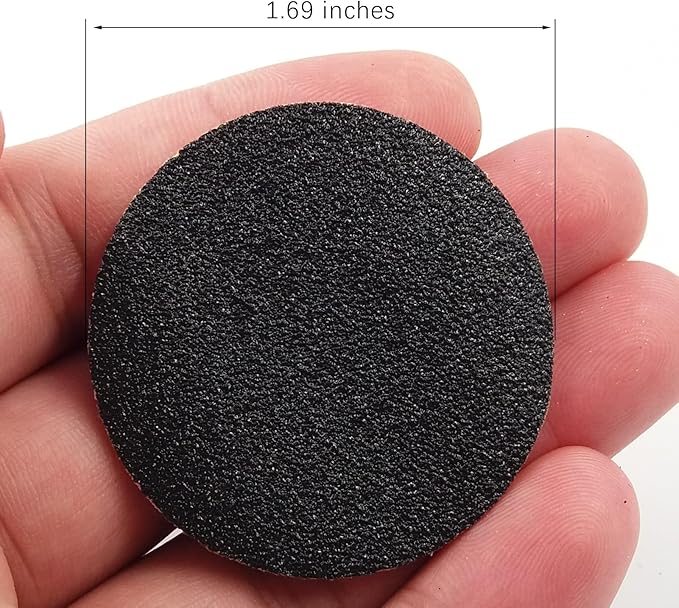 60pcs Replaceable Sandpaper Refill Discs for Electric Foot File Callus Remover Hard Dry Dead Skin Removal (Coarse 60 Grit)