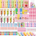 224 Pcs Spa Party Favors for Women, Include Facial Mask, Face Cream, Hand Creams, Lip Balms, Under Eye Patches, Lip Mask, Foot Bath Bombs, Sleepover Party Supplies Bulk Womens Gifts