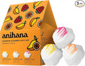 ANIHANA Shower Steamers Summer Crush 3 Pack Gift Set, Paraben Free, Mango Passion, Orange Crush, Berry Ripple, 1.76 oz Each