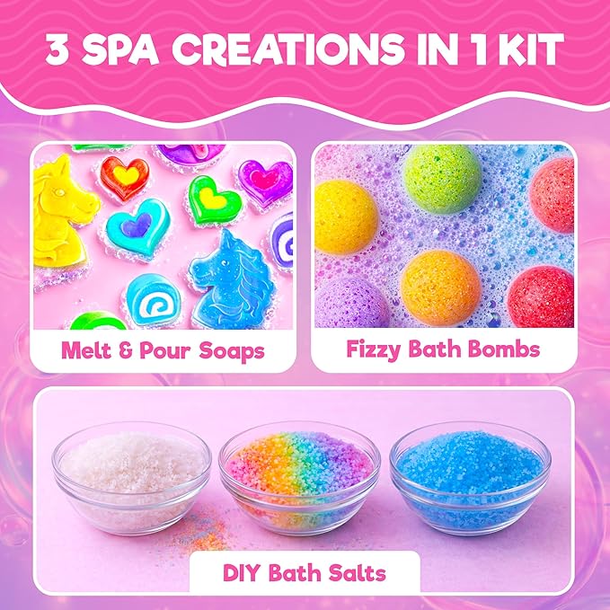 Doctor Jupiter Soap & Bath Bomb Making Kit for Kids Ages 8-10-12 | Girls Crafts, Birthday Gift Ideas for 8+ Years Old Girls | Learning & Educational Toys, Science Kit, DIY Project