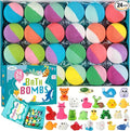 Bath Bombs for Kids with Surprise Inside, 24 Pack Kids Bath Bombs with Toys Inside Gift Set, Kid Bubble Bath Fizzy for Girls Boys with Bath Toys
