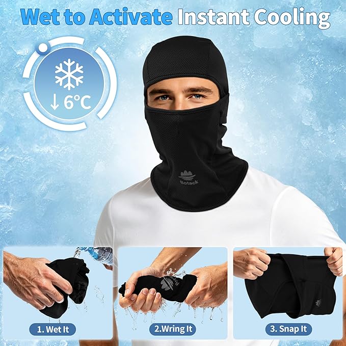 Balaclava Face Mask Sun UV Protection Breathable Full Head Mask for Men Women Skiing Cycling