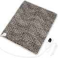 Deepsoon Heating Pad,Electric Heating Pads for Back,Neck,Moist Heating Pad for Abdomen Shoulder Knee Legs,Dry/Moist Heat&Auto Shut Off,Mother's Day Birthday for Men and Women,Leopard Print,24x20 Inch