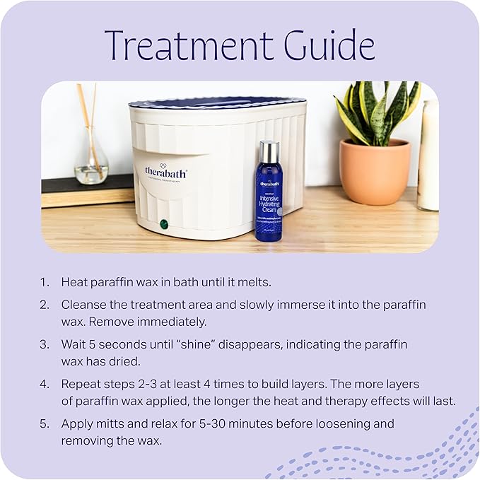Therabath Hand ComforKit for Paraffin Wax Bath, Arthritis and Skin Therapy, Includes 2 Insulated Mitts, 100 Liners, 4 oz. Pre-Treatment Spray and Intensive Hydrating Cream, Home and Spa, Made in USA