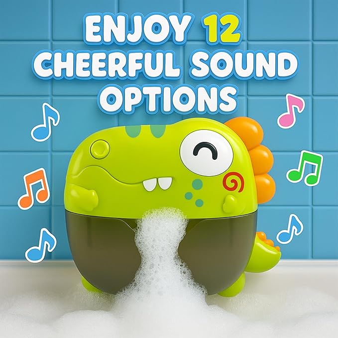 Bath Bubble Machine - Bathtub Bubble Machine, Bath Toys | Bathtub Bubble Machine, Light Up Bubbles Maker for Bathtub - Bubbles Bath Maker with Lights and Music, BPA Free