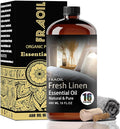 Fresh Linen Essential Oil, Fresh Linen Oil 16 Fl Oz 480ML for Diffuser Humidifier Yoga Cleaning DIY Candle Soap Making Perfume Gift for Women Fresh Linen Fragrance Oils