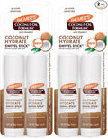 Palmer's Coconut Oil Formula Moisturizing Swivel Stick with Vitamin E, Lip Balm, Face & Body Moisturizer Stick, Ideal for Treating Dry Skin Patches (Pack of 4)