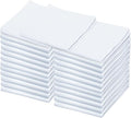 LITO LINEN AND TOWEL Flour Sack Towels – 24 Pack Cotton Kitchen Dish Towels, Tea Towels for Crafts, Embroidery, Baking, Bread Proofing – Thick, Absorbent, Quick-Dry – 28"x28" White