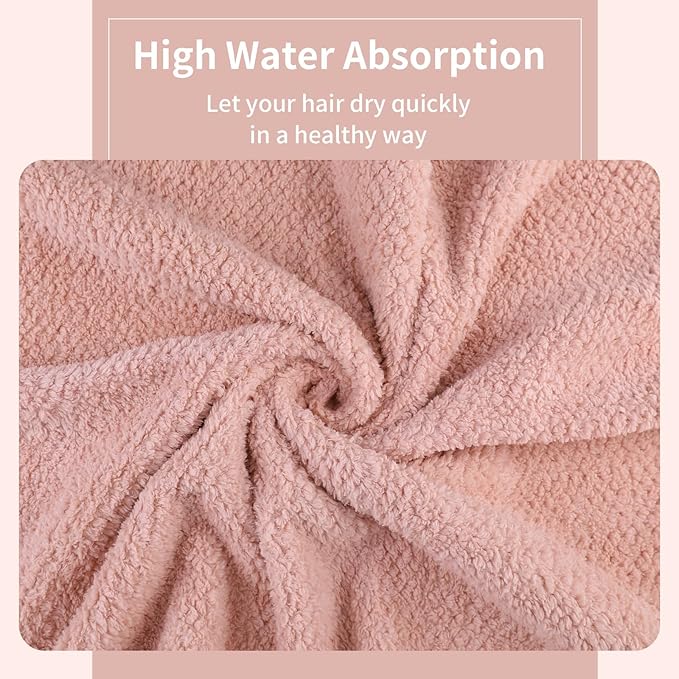 Microfiber Hair Towel Quick Dry Hair Towel Hair Drying Towels Suitable for All Kinds of Hair Ultra Absorbent Long and Thick Hair 24X48inch Blue (1pcs)
