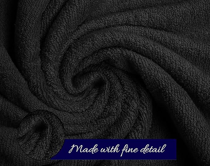 ZUPERIA Premium Multicolor Bath Towels Set of 8 (27" x 54") 100% Pure Cotton Shower Towels Soft Feel, Lightweight & Highly Absorbent Towels for Bathroom, Pool, Spa and Hotel Use