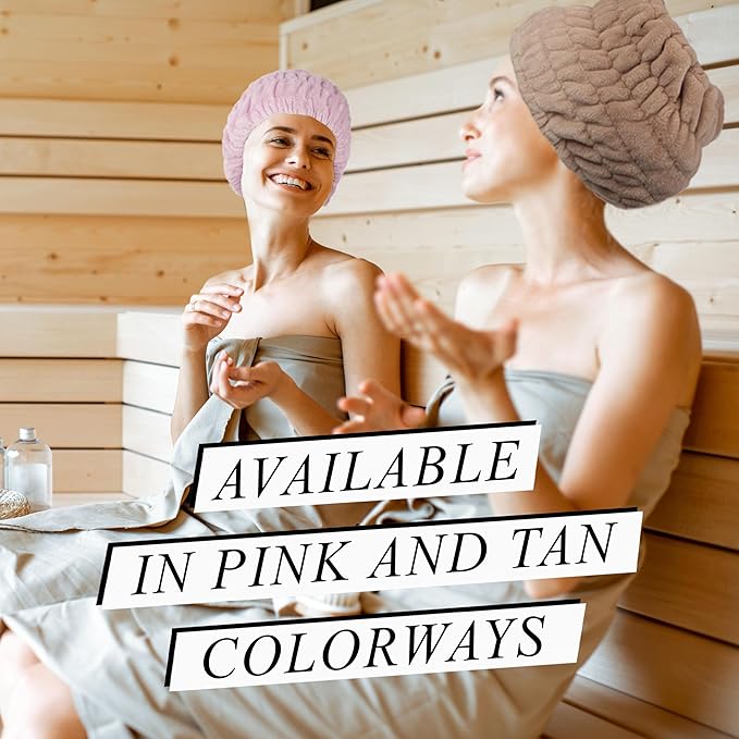 Expressions Extra Wide Spa Headwrap - 1pc Extra Comfort Spa Hair Band, Tan, Microfiber, Hairband, Women - Adult