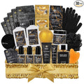 32 Pcs Mother's Day Gift for Mom, Charcoal Bath & Body Gift Basket Set for Women & Men, Hydrating Face Skin Care Set, Self-Care Relaxation Gift,Birthday, Christmas, Anniversary, Wife