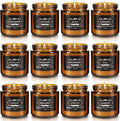 YOROXRG 12 Pcs Scented Candles with Added Natural Essential Oils, 3.05oz, Suitable for Various Festivals, Parties, Yoga, and Home Scene