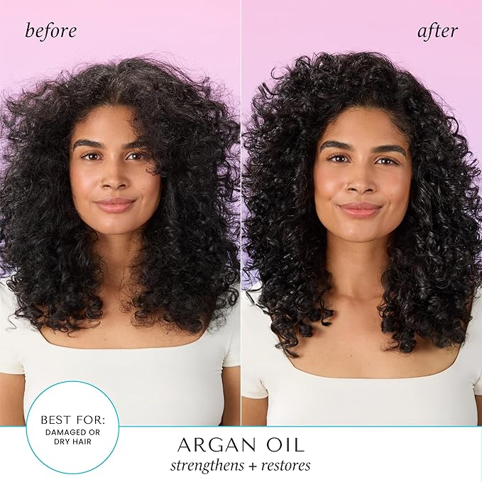HASK ARGAN OIL Repairing Deep Conditioner Treatments for all hair types, color safe, gluten free, sulfate free, paraben free - Pack of 6