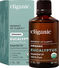 Cliganic Organic Eucalyptus Essential Oil, 100% Pure | Natural Aromatherapy Oil for Diffuser Steam Distilled | Non-GMO Verified
