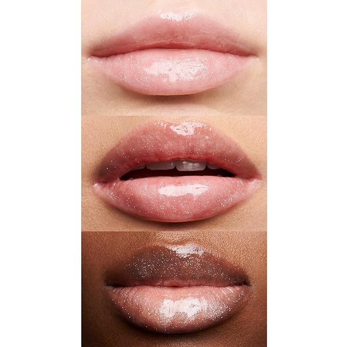 e.l.f. Lip Lacquer, Hydrating Lip Gloss, Non-Sticky Ultra-Shine with Vitamin A & E, Vegan & Cruelty-Free, Bubbles