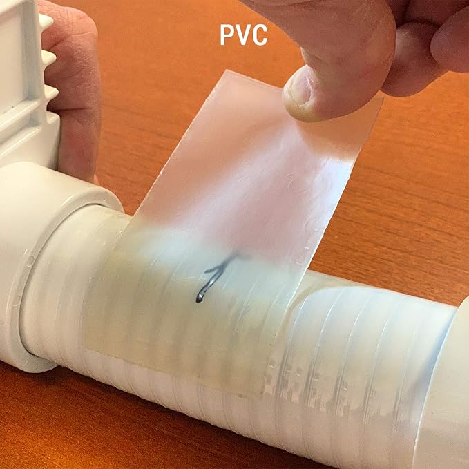 Hot Tub & Pool Leak Seal Patch Kit - Clear Ultra-Adhesive Waterproof Repair Fix for Vinyl, PVC, Acrylic