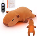 Electric Heating Pad for Cramps & Menstrual Pain Relief,14''Capybara Stuffed Animal Plush Heating Pad,USB Powered Portable Plush Heated Stuffed Animals for Neck/Back/Shoulder,Gift for Women Wife Girls