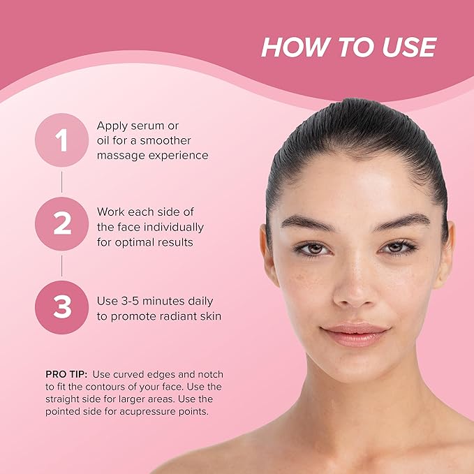 SKIN GYM Cryo Stainless Steel Sculpty Heart Gua Sha, Cooling Facial Massage Tool for Sculpting and Relaxation