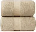 Ariv Premium Jumbo Bath Towels Pack of 2, Beach Towel, Extra-Large Bath Sheets, 100% Cotton, Super Soft, Highly Absorbent, Quick Dry, Durable, Great Value & Quality, Perfect for Home & Bathroom- Linen