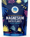 Soak & Restore Mineral Salts - Magnesium Bath Flakes – Pure Magnesium Chloride for Soaking and Whole-Body Replenishment (8 lbs)