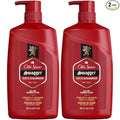 Old Spice Swagger Body Wash, 2 Pack, Extra Large Man Sized Shower Gel for Men, Red Collection Cedarwood Fresh Scent, 30 oz. Each