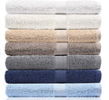 Crystal Towels Bath Towel Set Pack of 7 (27 x 52 Inches) 100% Cotton, Ultra Soft Highly Absorbent Bath Towel, Lightweight and Quick Drying Towels, Multi Colors Brights. Colors May Vary