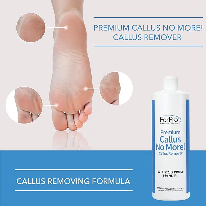ForPro Professional Collection Premium Callus No More! Callus Remover, Fast-Acting Callus Removing Formula, 32 oz. (Pack of 2)