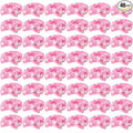 Tigeen 48 Pieces Spa Headband Bulk, Headband for Washing Face, Coral Fleece Bow Skincare Hair Band, Valentines gift for Women Shower Cosmetic Facial Makeup Mask(Pink,1 Style)